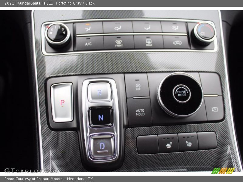 Portofino Gray / Black 2021 Hyundai Santa Fe SEL