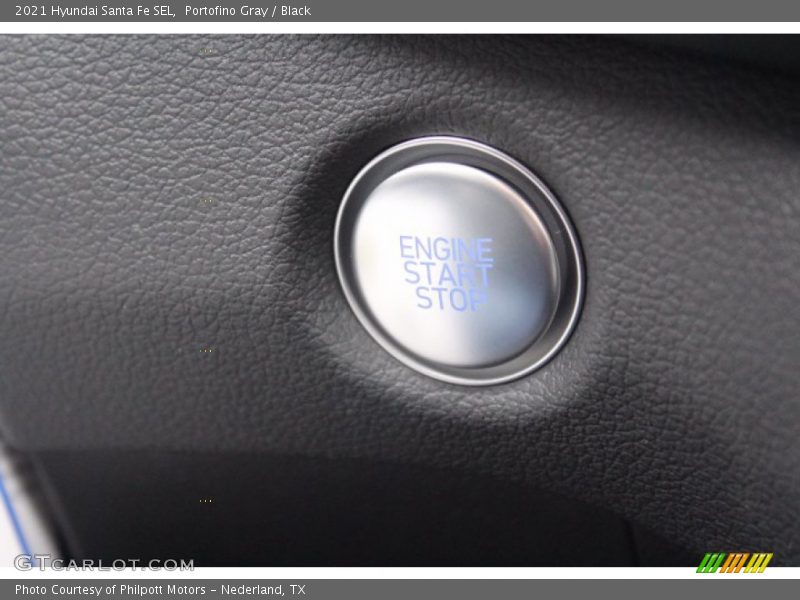 Portofino Gray / Black 2021 Hyundai Santa Fe SEL