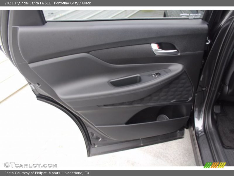 Portofino Gray / Black 2021 Hyundai Santa Fe SEL