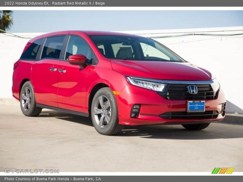 Front 3/4 View of 2022 Odyssey EX