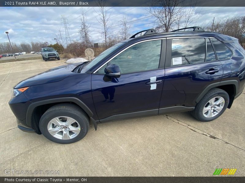 Blueprint / Black 2021 Toyota RAV4 XLE AWD