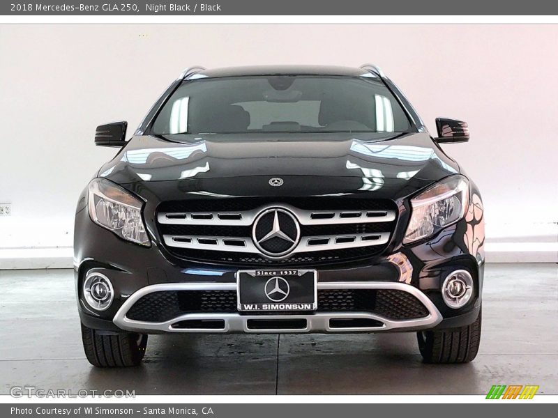 Night Black / Black 2018 Mercedes-Benz GLA 250
