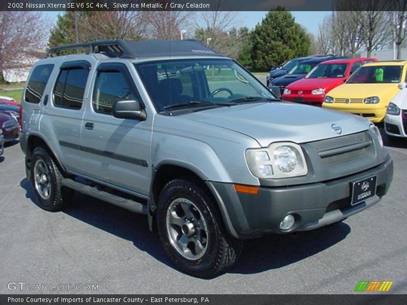 Silver Ice Metallic / Gray Celadon 2002 Nissan Xterra SE V6 SC 4x4
