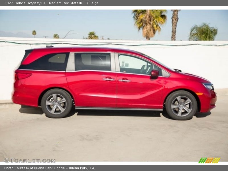  2022 Odyssey EX Radiant Red Metallic II