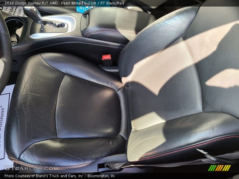 Pearl White Tri-Coat / RT Black/Red 2016 Dodge Journey R/T AWD