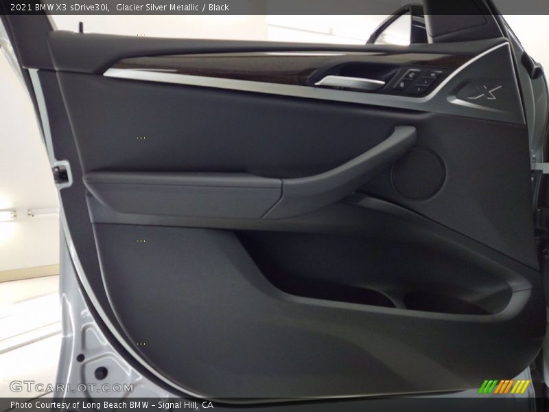 Glacier Silver Metallic / Black 2021 BMW X3 sDrive30i