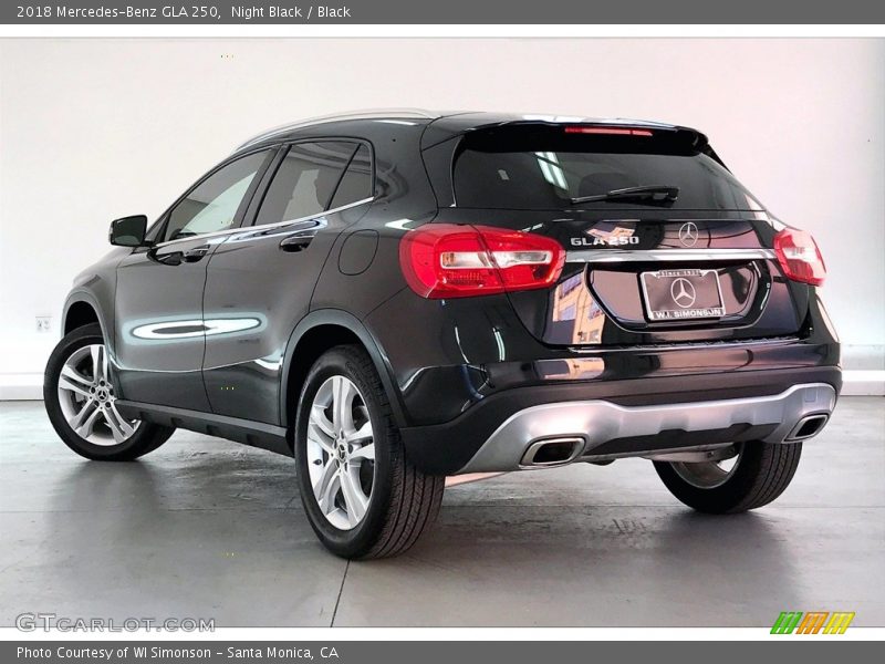 Night Black / Black 2018 Mercedes-Benz GLA 250