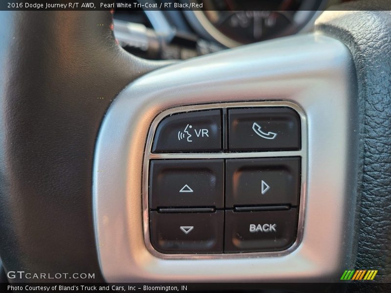 Pearl White Tri-Coat / RT Black/Red 2016 Dodge Journey R/T AWD