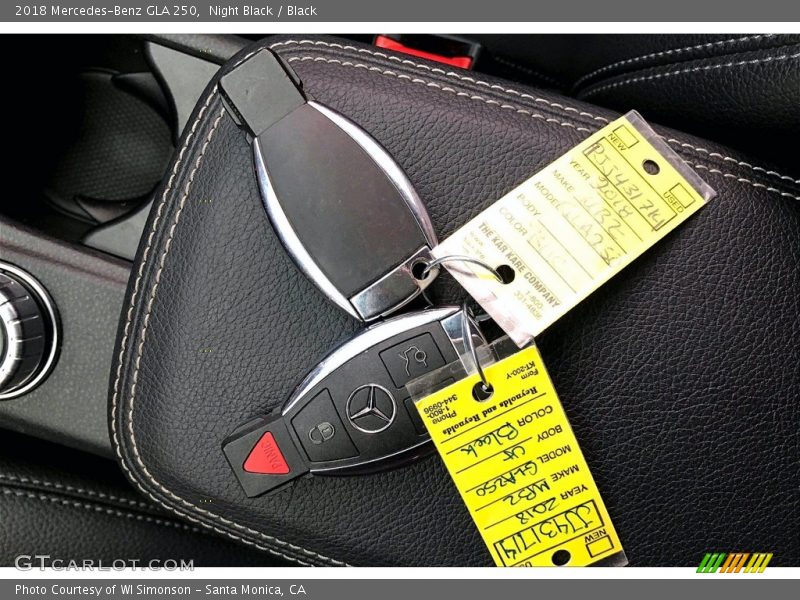 Night Black / Black 2018 Mercedes-Benz GLA 250