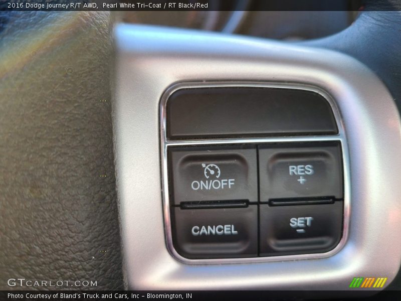 Pearl White Tri-Coat / RT Black/Red 2016 Dodge Journey R/T AWD