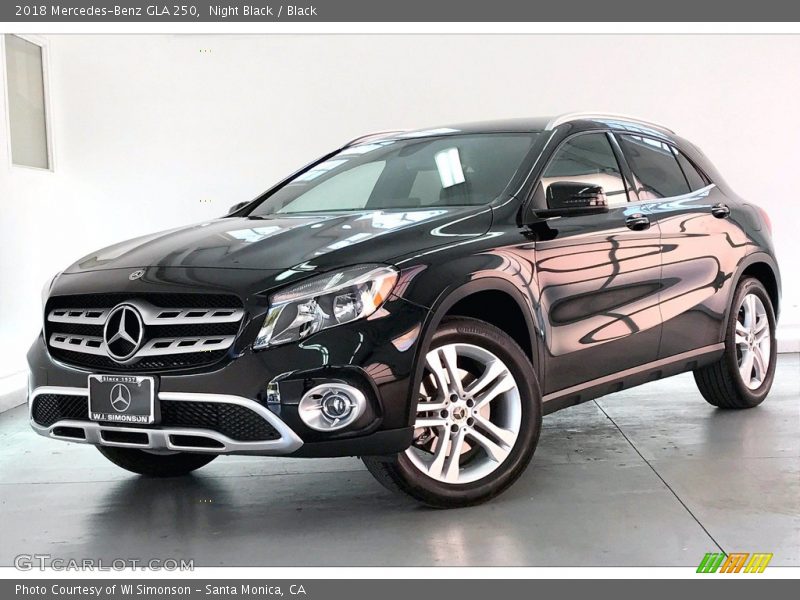 Night Black / Black 2018 Mercedes-Benz GLA 250