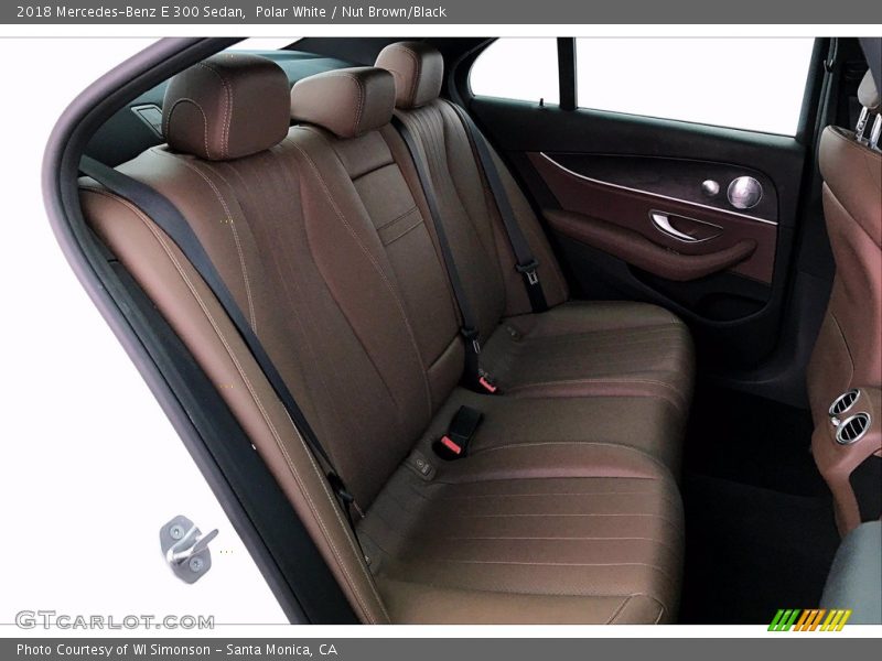 Polar White / Nut Brown/Black 2018 Mercedes-Benz E 300 Sedan