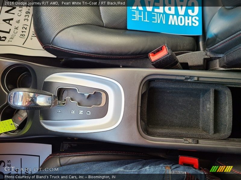 Pearl White Tri-Coat / RT Black/Red 2016 Dodge Journey R/T AWD