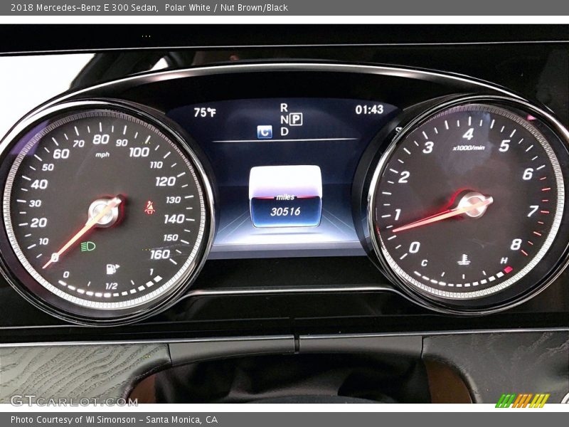 Polar White / Nut Brown/Black 2018 Mercedes-Benz E 300 Sedan