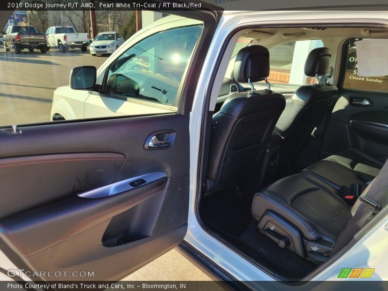 Pearl White Tri-Coat / RT Black/Red 2016 Dodge Journey R/T AWD