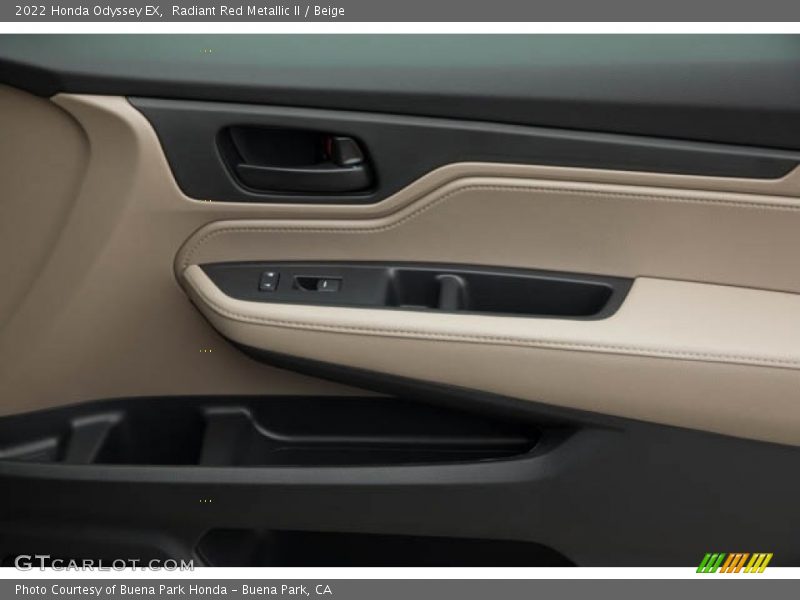 Radiant Red Metallic II / Beige 2022 Honda Odyssey EX