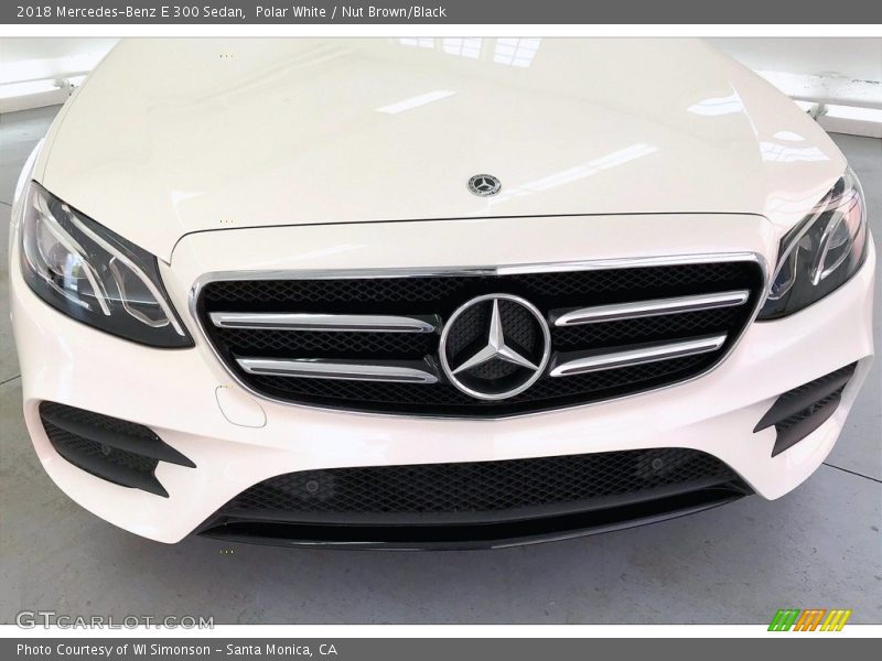 Polar White / Nut Brown/Black 2018 Mercedes-Benz E 300 Sedan