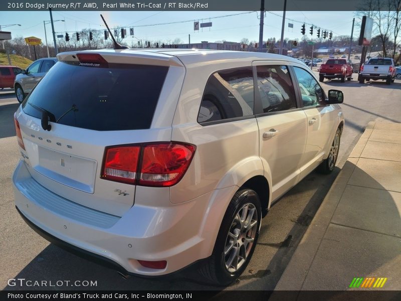 Pearl White Tri-Coat / RT Black/Red 2016 Dodge Journey R/T AWD