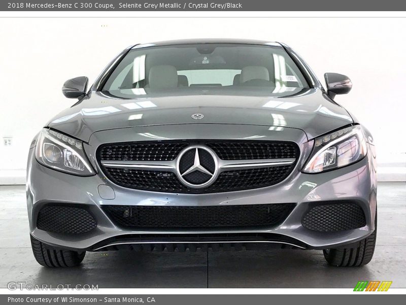 Selenite Grey Metallic / Crystal Grey/Black 2018 Mercedes-Benz C 300 Coupe