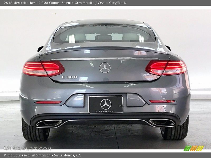 Selenite Grey Metallic / Crystal Grey/Black 2018 Mercedes-Benz C 300 Coupe