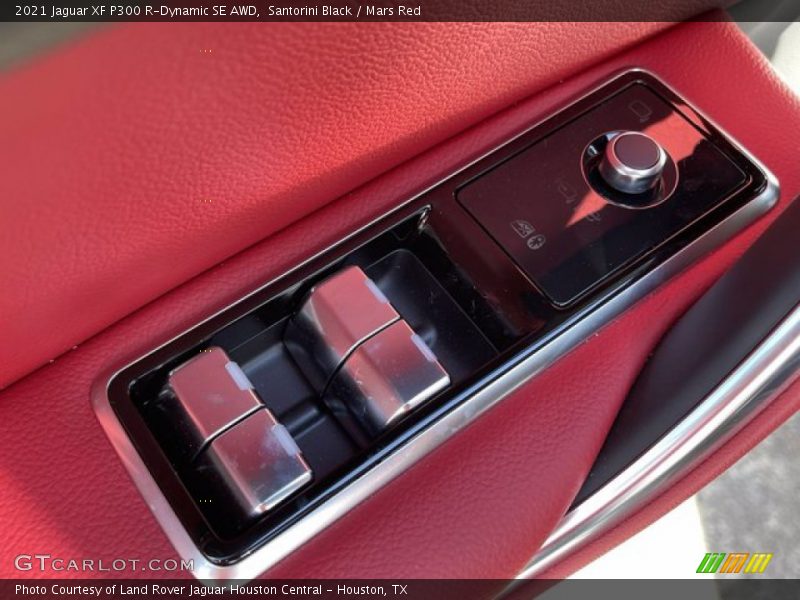 Santorini Black / Mars Red 2021 Jaguar XF P300 R-Dynamic SE AWD