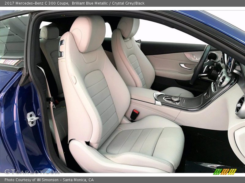 Brilliant Blue Metallic / Crystal Grey/Black 2017 Mercedes-Benz C 300 Coupe