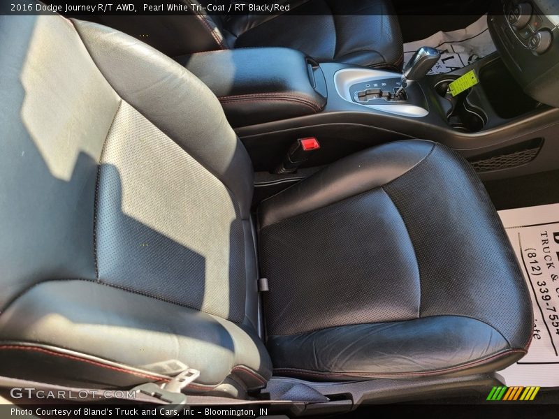 Pearl White Tri-Coat / RT Black/Red 2016 Dodge Journey R/T AWD