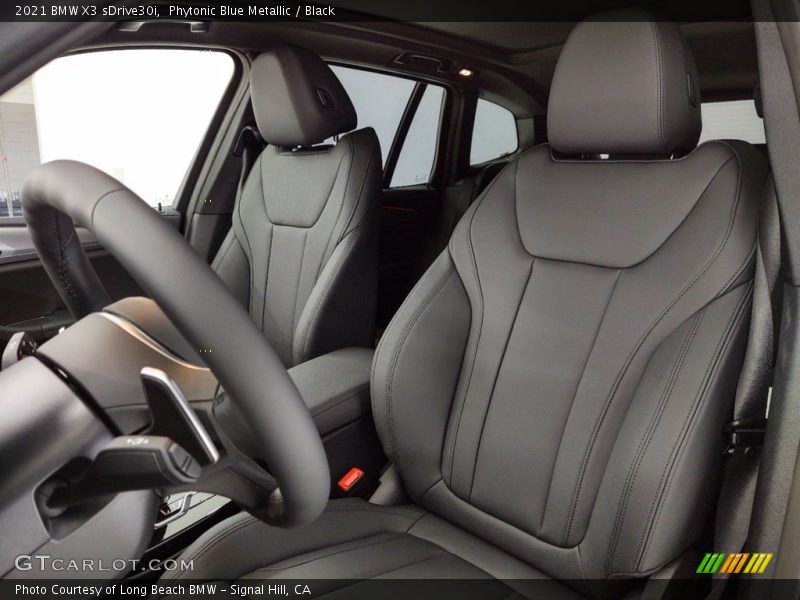 Phytonic Blue Metallic / Black 2021 BMW X3 sDrive30i