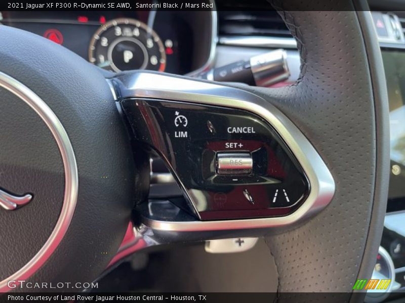 Santorini Black / Mars Red 2021 Jaguar XF P300 R-Dynamic SE AWD