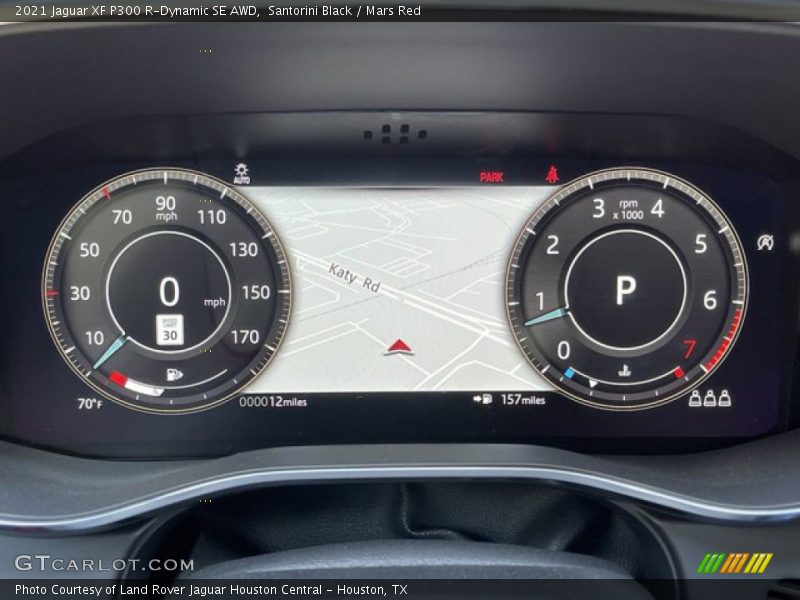 Santorini Black / Mars Red 2021 Jaguar XF P300 R-Dynamic SE AWD