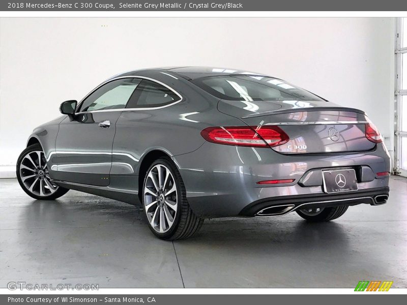 Selenite Grey Metallic / Crystal Grey/Black 2018 Mercedes-Benz C 300 Coupe