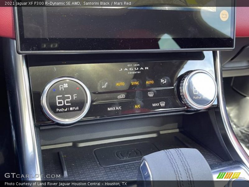 Santorini Black / Mars Red 2021 Jaguar XF P300 R-Dynamic SE AWD