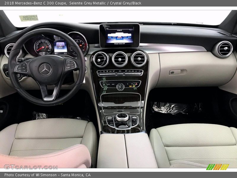 Selenite Grey Metallic / Crystal Grey/Black 2018 Mercedes-Benz C 300 Coupe