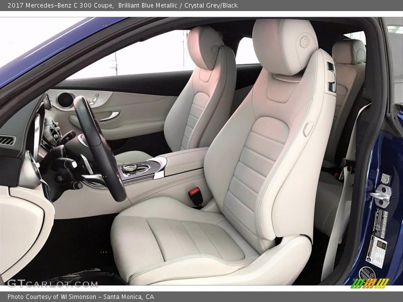 Brilliant Blue Metallic / Crystal Grey/Black 2017 Mercedes-Benz C 300 Coupe