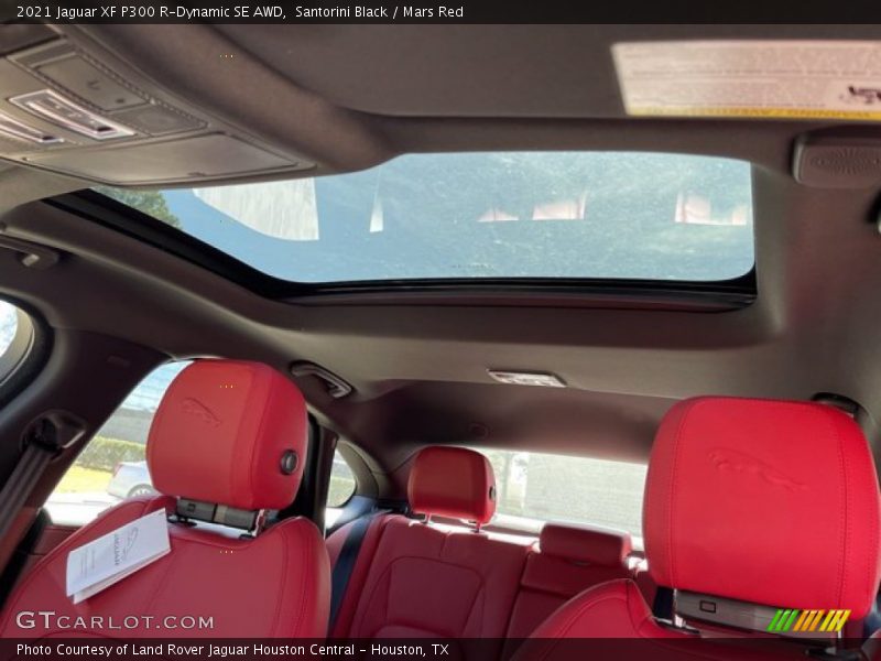 Santorini Black / Mars Red 2021 Jaguar XF P300 R-Dynamic SE AWD