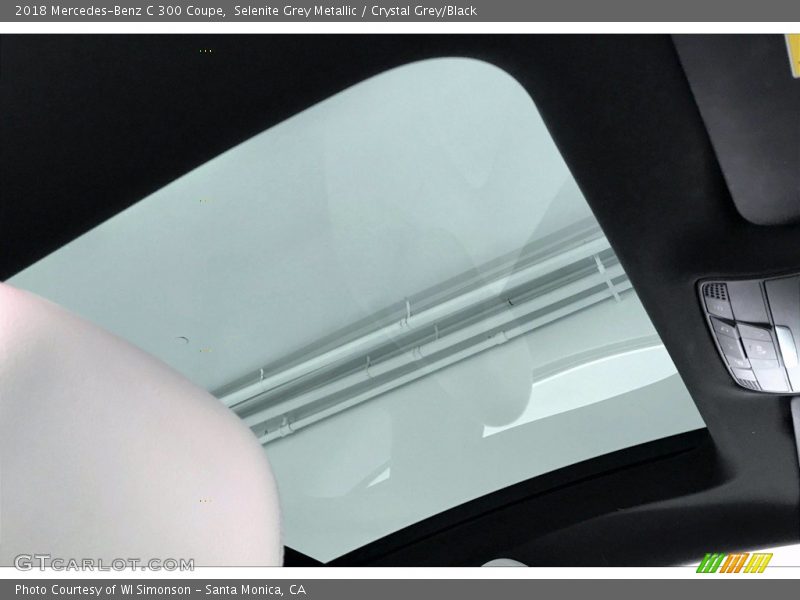 Selenite Grey Metallic / Crystal Grey/Black 2018 Mercedes-Benz C 300 Coupe