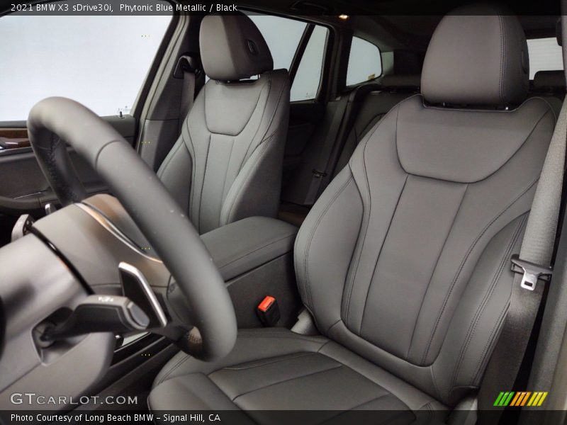 Phytonic Blue Metallic / Black 2021 BMW X3 sDrive30i