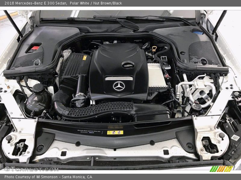 Polar White / Nut Brown/Black 2018 Mercedes-Benz E 300 Sedan
