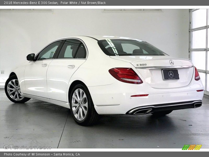 Polar White / Nut Brown/Black 2018 Mercedes-Benz E 300 Sedan