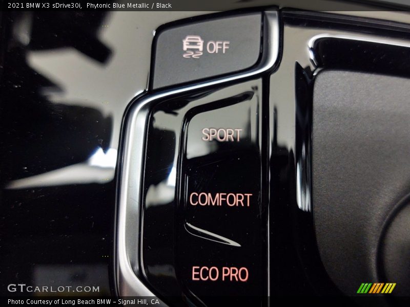 Phytonic Blue Metallic / Black 2021 BMW X3 sDrive30i
