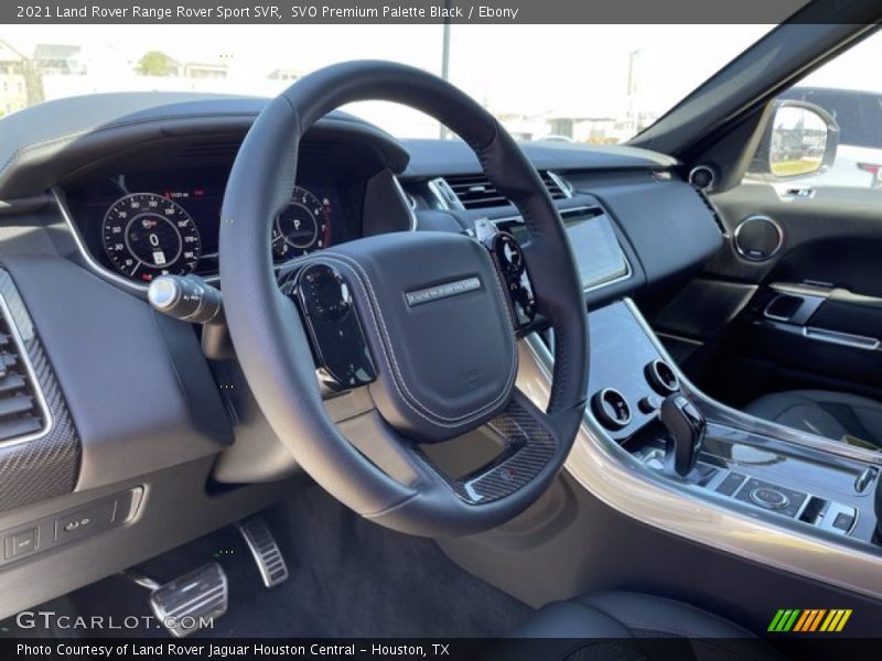 Dashboard of 2021 Range Rover Sport SVR