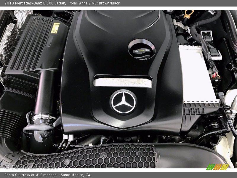 Polar White / Nut Brown/Black 2018 Mercedes-Benz E 300 Sedan