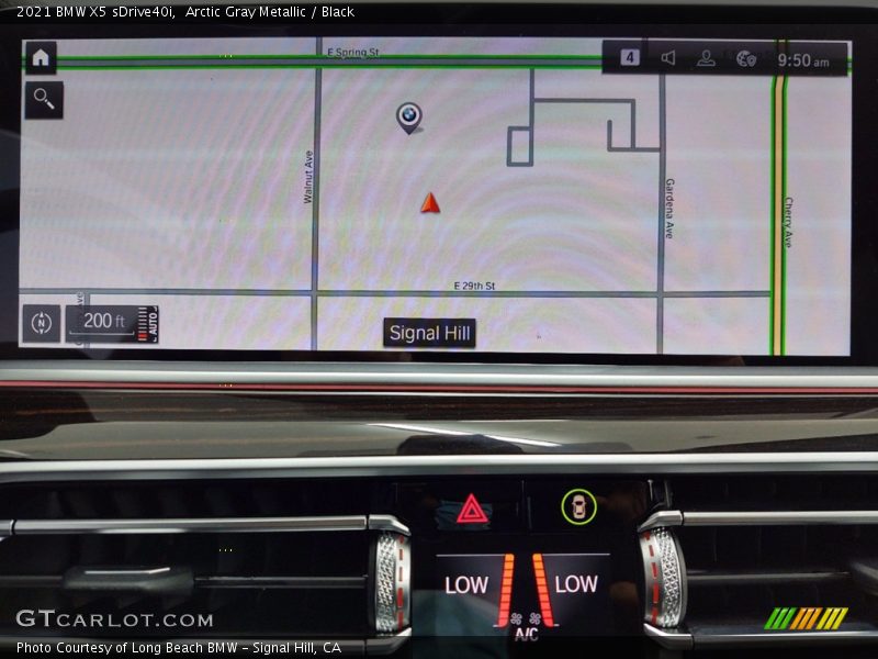 Arctic Gray Metallic / Black 2021 BMW X5 sDrive40i