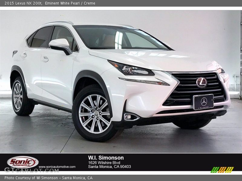 Eminent White Pearl / Creme 2015 Lexus NX 200t