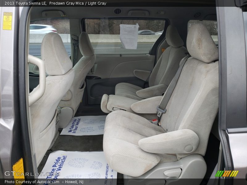 Predawn Gray Mica / Light Gray 2013 Toyota Sienna LE