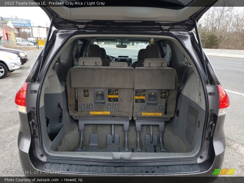 Predawn Gray Mica / Light Gray 2013 Toyota Sienna LE