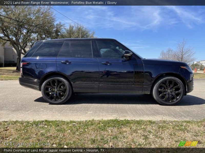Portofino Blue Metallic / Ebony 2021 Land Rover Range Rover Westminster