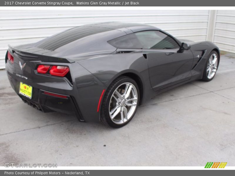 Watkins Glen Gray Metallic / Jet Black 2017 Chevrolet Corvette Stingray Coupe