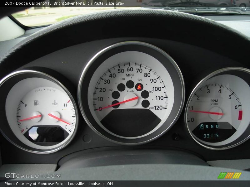 Bright Silver Metallic / Pastel Slate Gray 2007 Dodge Caliber SXT