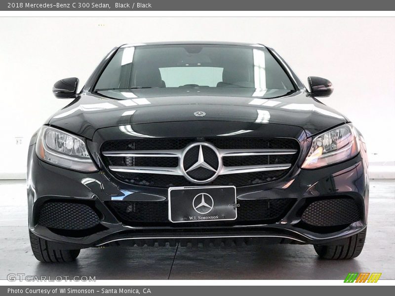 Black / Black 2018 Mercedes-Benz C 300 Sedan